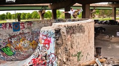 Skateboarding skates