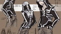 Skeleton hoodie tyshea