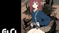 Skies parted lips wings