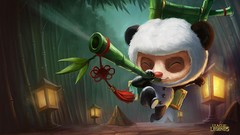 Skin League of Legends artwork teemo panda teemo