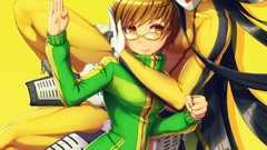 Skirts anime girls megaten persona 4 satonaka chie video games