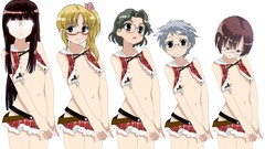 Skirts glasses saki haramura