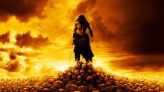 skull Conan the Barbarian Movies sky fantasy art Fantasy Men