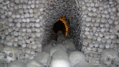 Skulls architecture churches Prague