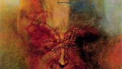 Skulls artwork faces zdzislaw