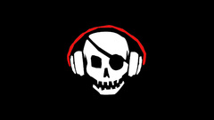 Skulls black Music pirates