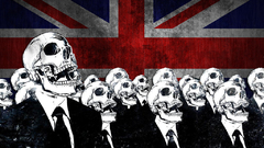 Skulls Britain Flags Union
