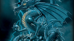 Skulls Dragons Lightning