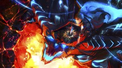 Skulls fire demons heroes