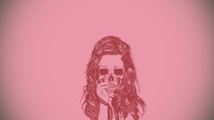 Skulls illustrations minimalistic vectors Gaks Designs