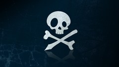 Skulls minimalistic Crossbones