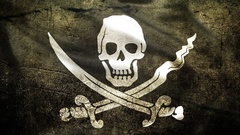 Skulls pirates Jolly Roger