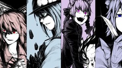 Skulls touhou gloves dress