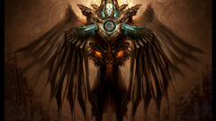 Skulls wings Android Jones