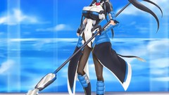 Sky armor long hair black hair boobs Kyoukai Senjou no Horizon 