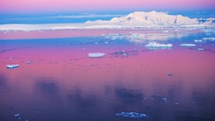 Sky channel pastel Antarctica