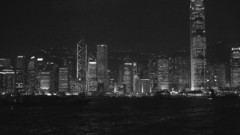 Skylines buildings monochrome nightlights