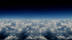 Skylines dark aerial clouds