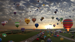 Skyscapes Landscapes hot air