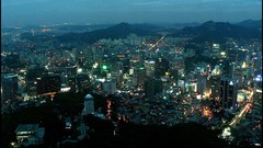 Skyscrapers Asia Seoul buildings asians cityscapes south korea 