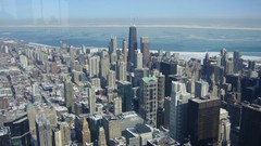 Skyscrapers Chicago cityscapes sears tower