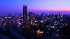 Skyscrapers Thailand Bangkok cityscapes