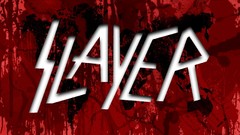 Slayer thrash metal splatters world map Red Blood