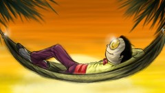 Sleeping hammock Superjail The Warden