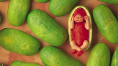 Sleeping watermelons fruits babies Anne Geddes