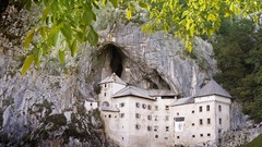 Slovenia Predjama Castle