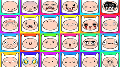 Smiley adventure time finn