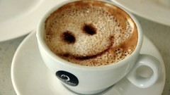 Smiley smiley face coffee