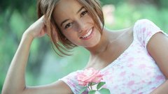 Smiling depth of field