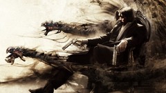 Smoke abstract killer beasts