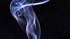 Smoke close-up ghostly