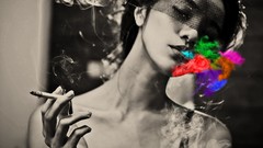 Smoke colors smoking rainbows high-res