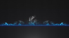 smoke digital art textured texture artwork lines Minimalism blue