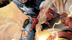 Smoke Iron Man battles captain america marvel comics torn 