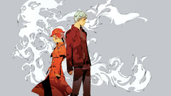 Smoke long hair couple