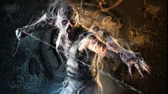Smoke Mortal Kombat fan art artwork video games SAS Scorpion 