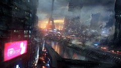 Smoke Paris Remember Me buildings rivers science fiction 