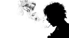 Smoke silhouettes Christian Bale