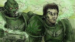 Smoke weed Space Marines