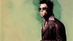 Smoking Fight Club Brad