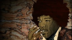 Smoking jimi hendrix singers pop art Photo manipulation artwork 