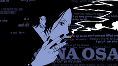 Smoking Nana Typography piercings