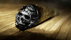 Smoking skulls blood