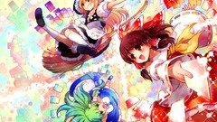 Snakes hats grin socks flying red eyes bows blondes skirts 