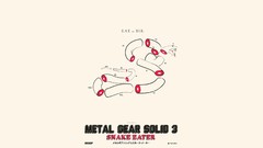 Snakes Sony Hideo Kojima fan art minimalistic video games 