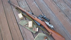 Sniper Russian Rifles 7.62x54mmR mosin Mosin 1891 PU scope 